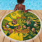 Custom South Africa vs Australia Beach Blanket Springboks Wallabies Two Nations One Battle