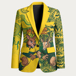 Custom South Africa vs Australia Blazer Springboks Wallabies Two Nations One Battle