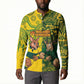 Custom South Africa vs Australia Button Sweatshirt Springboks Wallabies Two Nations One Battle
