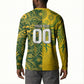 Custom South Africa vs Australia Button Sweatshirt Springboks Wallabies Two Nations One Battle