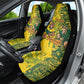 Custom South Africa vs Australia Car Seat Cover Springboks Wallabies Two Nations One Battle