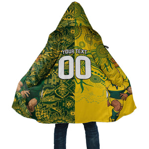 Custom South Africa vs Australia Cloak Springboks Wallabies Two Nations One Battle