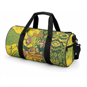 Custom South Africa vs Australia Duffle Bag Springboks Wallabies Two Nations One Battle