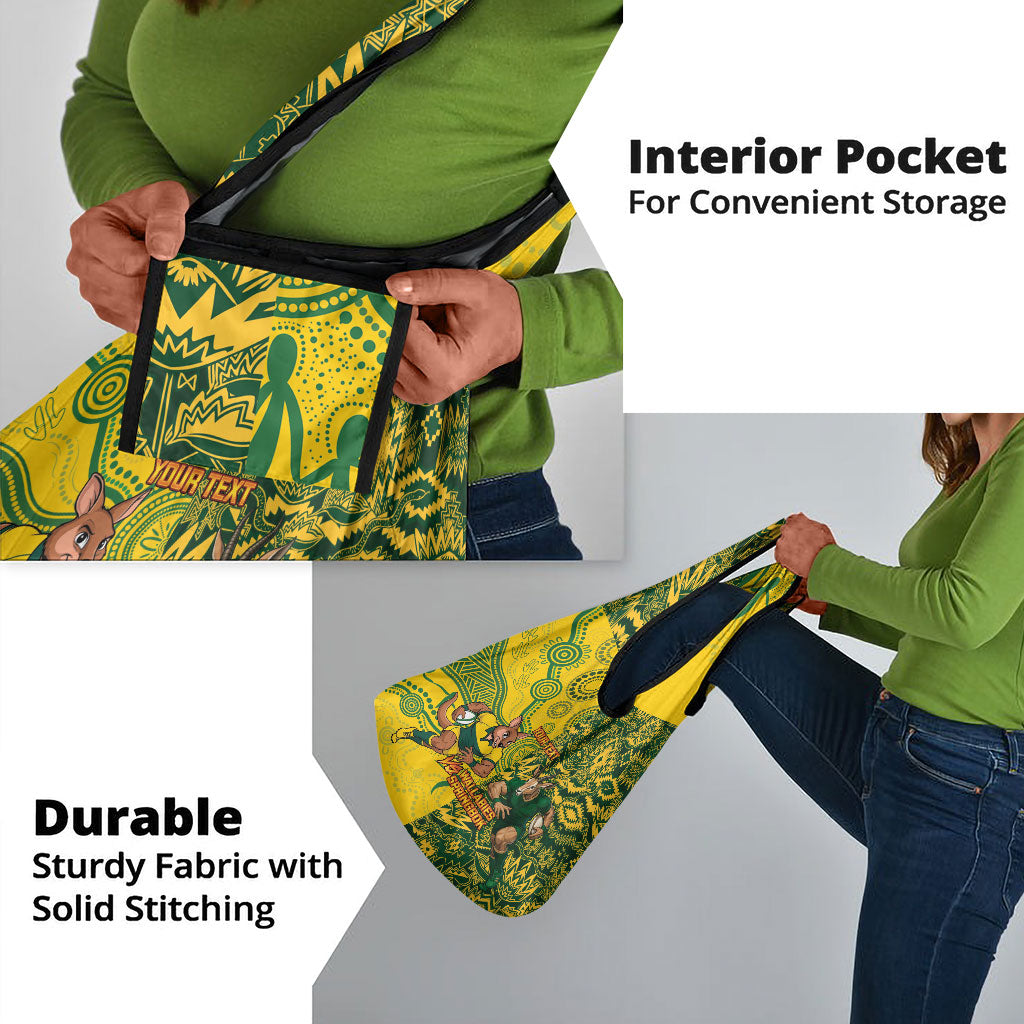 Custom South Africa vs Australia Grocery Bag Springboks Wallabies Two Nations One Battle