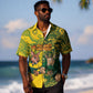 Custom South Africa vs Australia Hawaiian Shirt Springboks Wallabies Two Nations One Battle