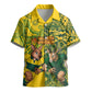 Custom South Africa vs Australia Kid Hawaiian Shirt Springboks Wallabies Two Nations One Battle