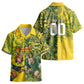 Custom South Africa vs Australia Kid Hawaiian Shirt Springboks Wallabies Two Nations One Battle