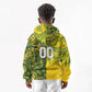 Custom South Africa vs Australia Kid Hoodie Springboks Wallabies Two Nations One Battle