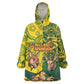 Custom South Africa vs Australia Kid Wearable Blanket Hoodie Springboks Wallabies Two Nations One Battle