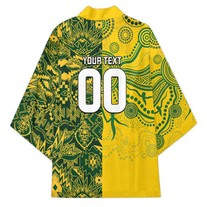 Custom South Africa vs Australia Kimono Springboks Wallabies Two Nations One Battle