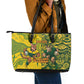 Custom South Africa vs Australia Leather Tote Bag Springboks Wallabies Two Nations One Battle