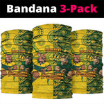 Custom South Africa vs Australia Neck Gaiter Springboks Wallabies Two Nations One Battle
