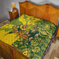 Custom South Africa vs Australia Quilt Springboks Wallabies Two Nations One Battle