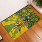 Custom South Africa vs Australia Rubber Doormat Springboks Wallabies Two Nations One Battle