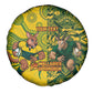 Custom South Africa vs Australia Spare Tire Cover Springboks Wallabies Two Nations One Battle
