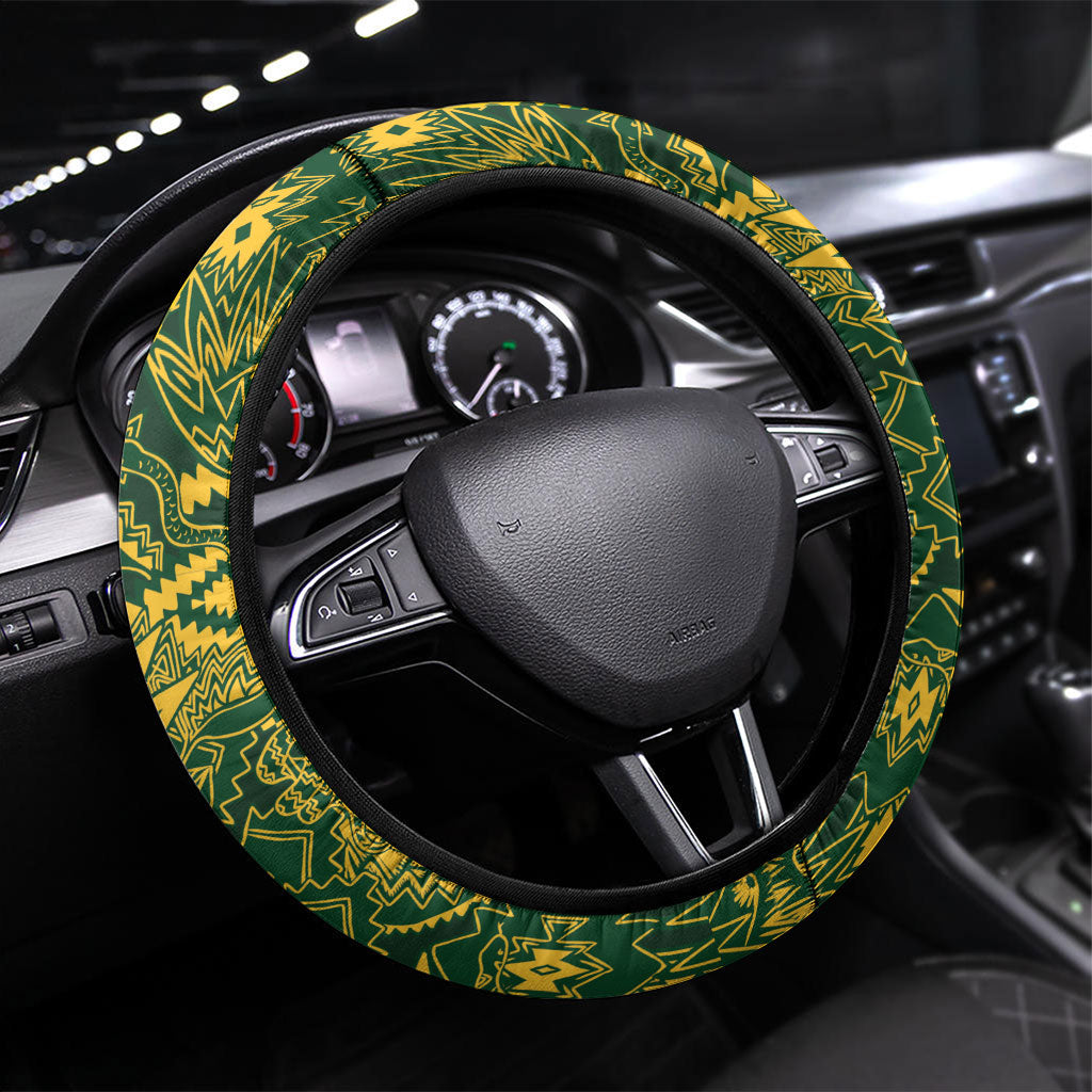 South Africa vs Australia Steering Wheel Cover Springboks Wallabies Two Nations One Battle