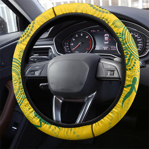 South Africa vs Australia Steering Wheel Cover Springboks Wallabies Two Nations One Battle