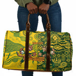 Custom South Africa vs Australia Travel Bag Springboks Wallabies Two Nations One Battle