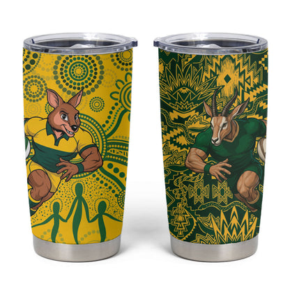 South Africa vs Australia Tumbler Cup Springboks Wallabies Two Nations One Battle