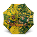 Custom South Africa vs Australia Umbrella Springboks Wallabies Two Nations One Battle