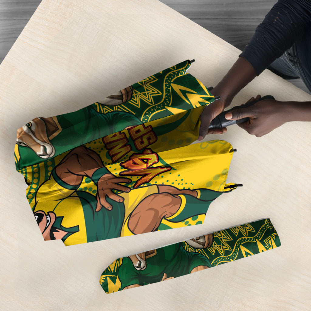 Custom South Africa vs Australia Umbrella Springboks Wallabies Two Nations One Battle