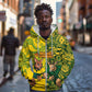 Custom South Africa vs Australia Zip Hoodie Springboks Wallabies Two Nations One Battle