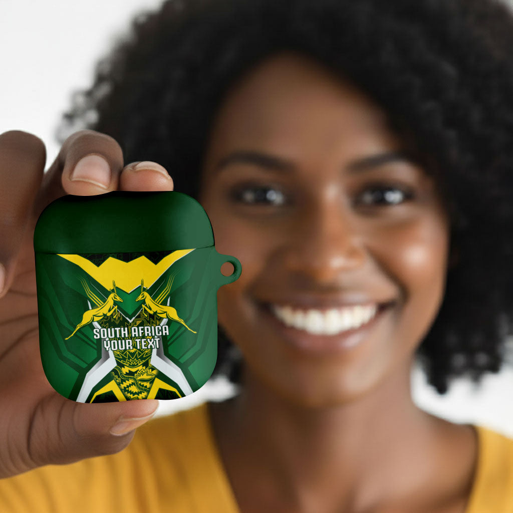 South Africa Springbok Custom AirPods Case Rugby se Grootste Wedywering