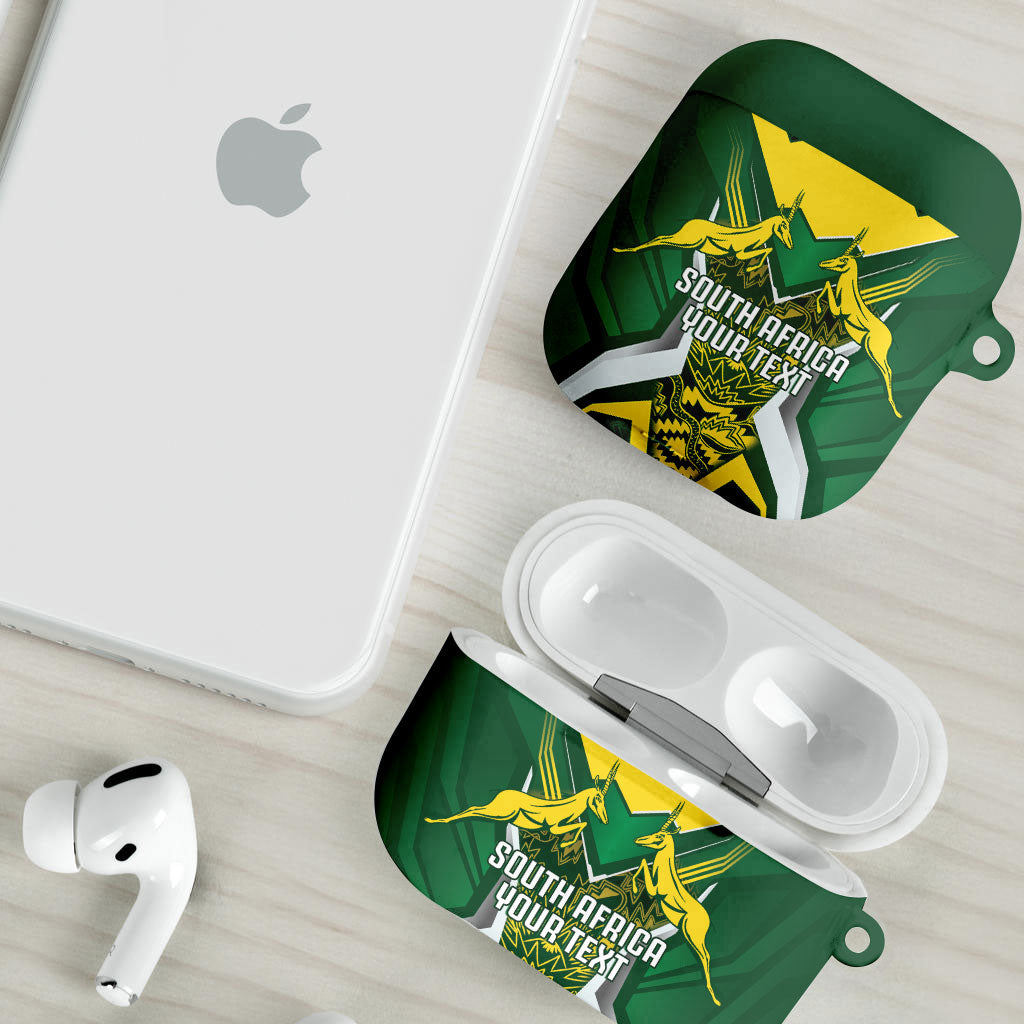 South Africa Springbok Custom AirPods Case Rugby se Grootste Wedywering