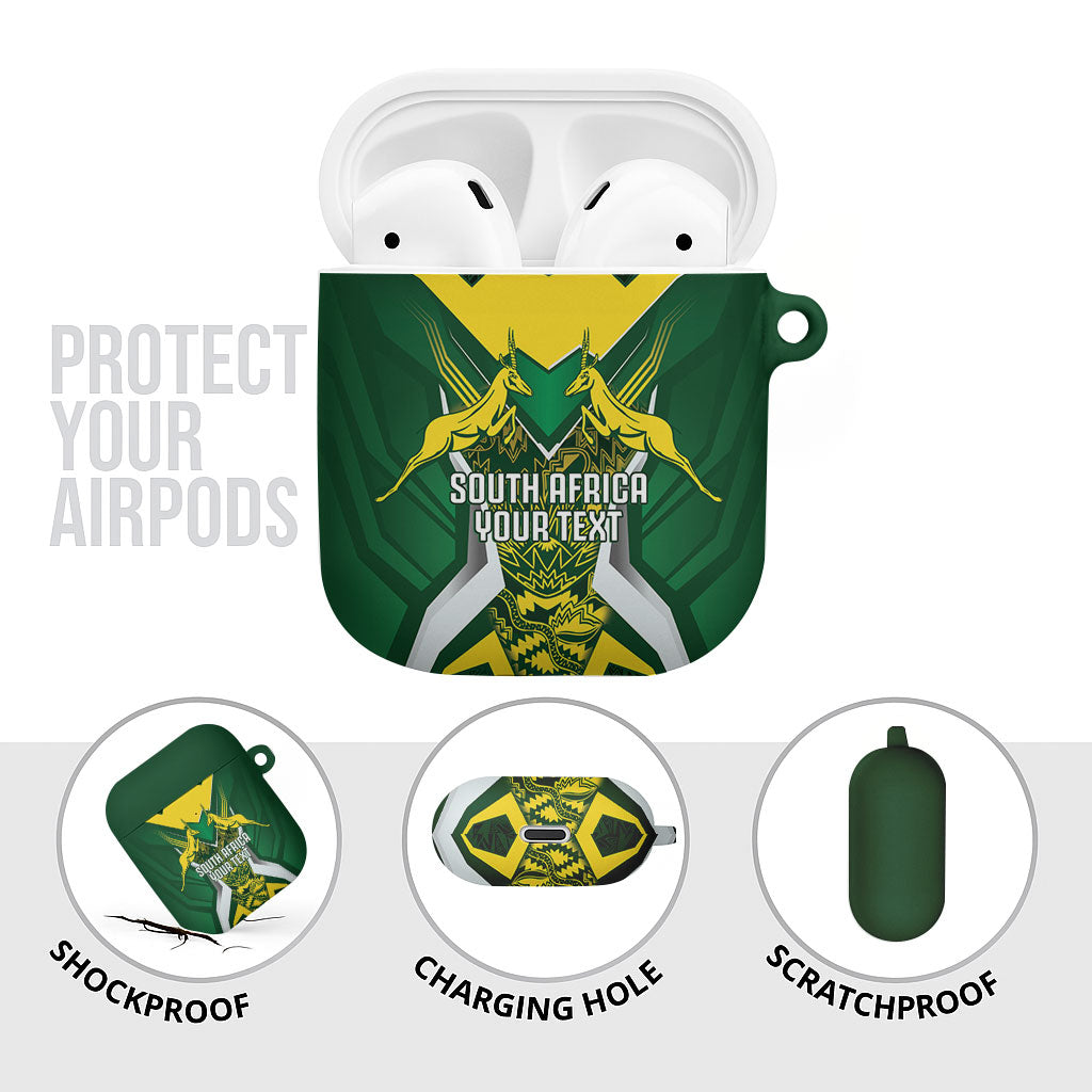 South Africa Springbok Custom AirPods Case Rugby se Grootste Wedywering