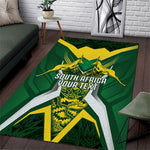 South Africa Springbok Custom Area Rug Rugby se Grootste Wedywering