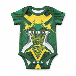 South Africa Springbok Custom Baby Onesie Rugby se Grootste Wedywering
