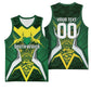 South Africa Springbok Custom Basketball Jersey Rugby se Grootste Wedywering