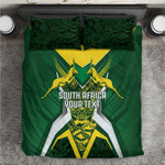 South Africa Springbok Custom Bedding Set Rugby se Grootste Wedywering