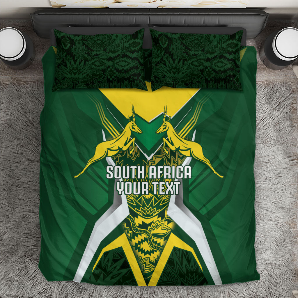 South Africa Springbok Custom Bedding Set Rugby se Grootste Wedywering