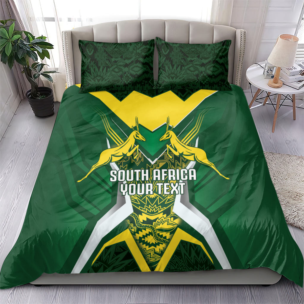 South Africa Springbok Custom Bedding Set Rugby se Grootste Wedywering