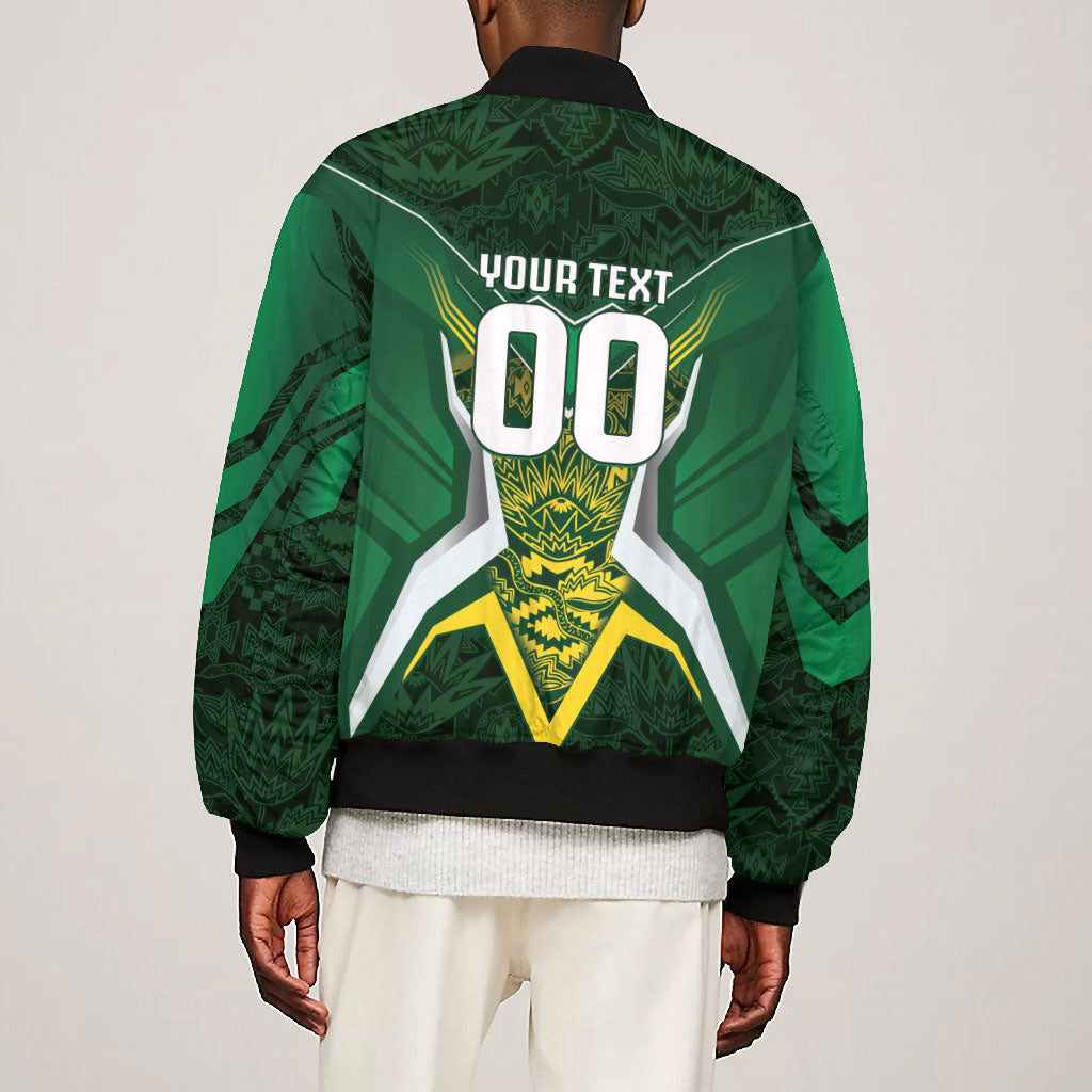 South Africa Springbok Custom Bomber Jacket Rugby se Grootste Wedywering
