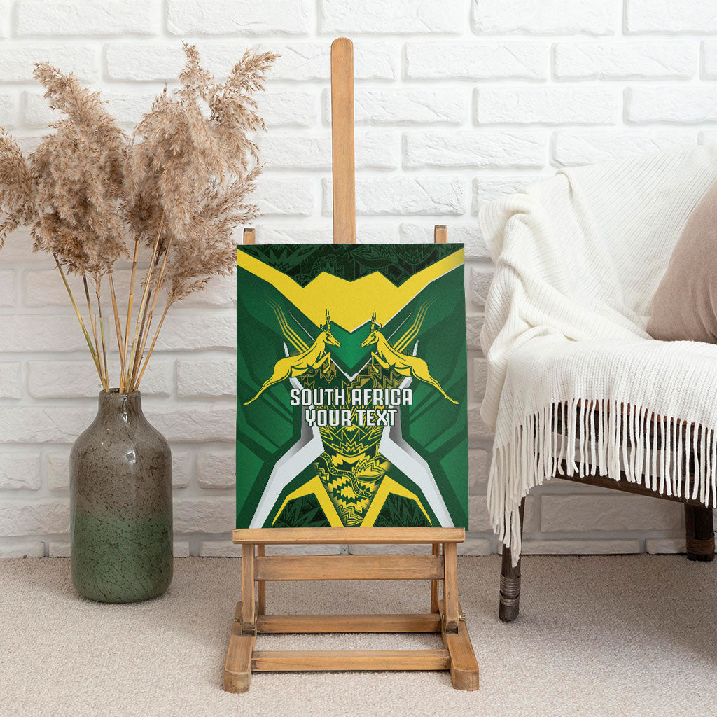 South Africa Springbok Custom Canvas Wall Art Rugby se Grootste Wedywering
