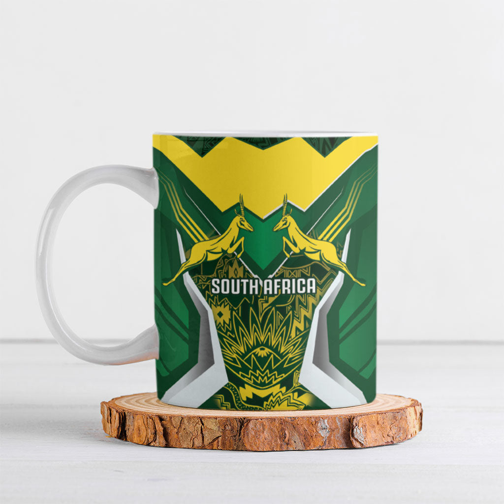 South Africa Springbok Custom Ceramic Mug Rugby se Grootste Wedywering