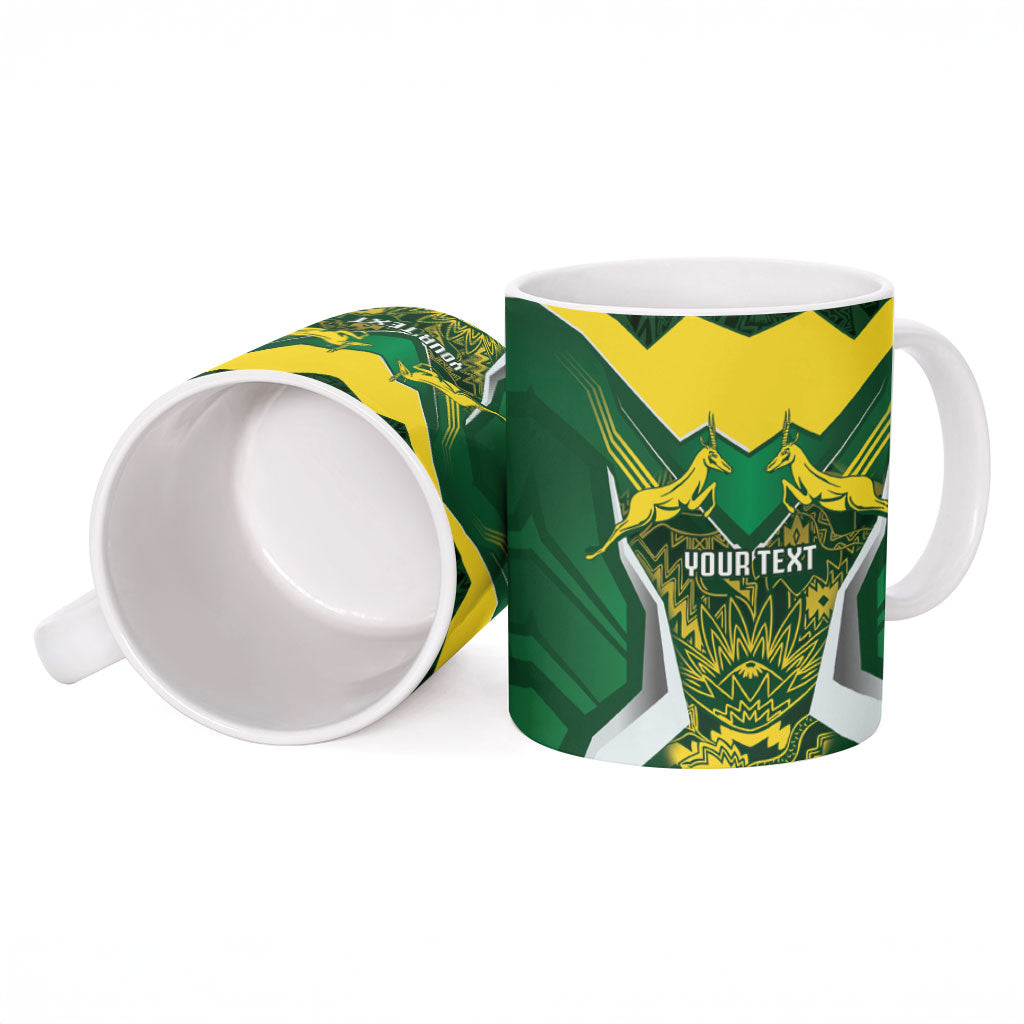 South Africa Springbok Custom Ceramic Mug Rugby se Grootste Wedywering