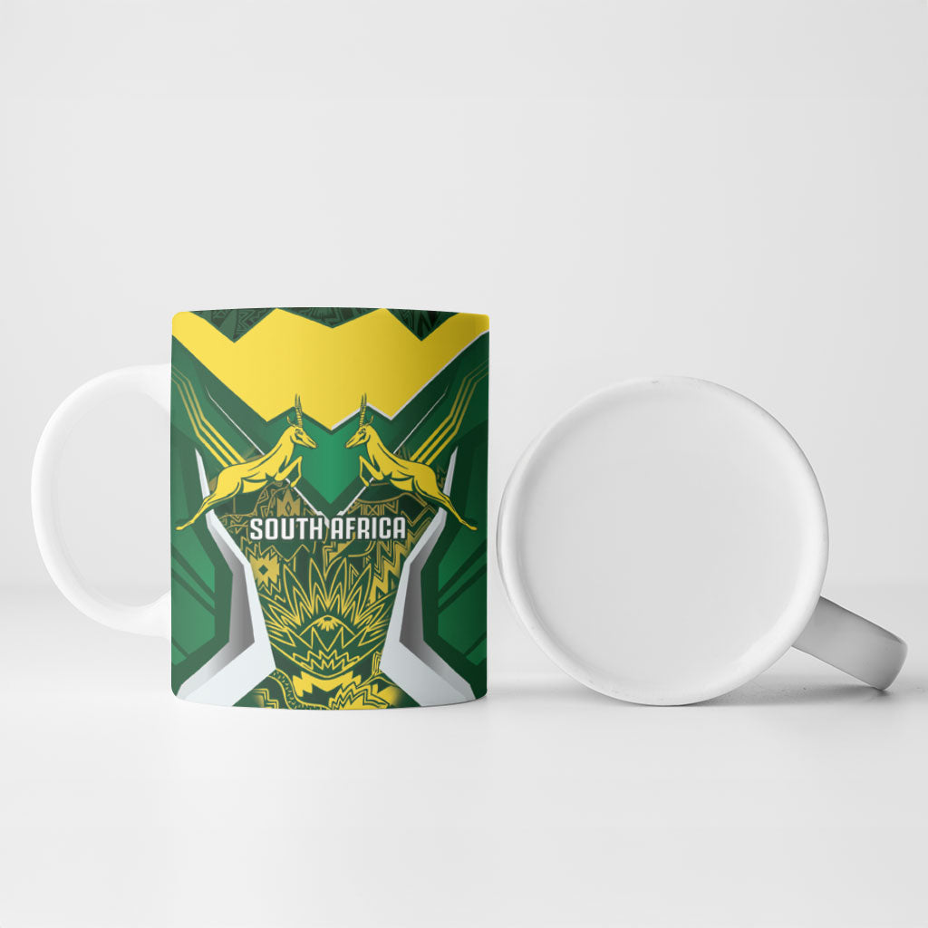 South Africa Springbok Custom Ceramic Mug Rugby se Grootste Wedywering