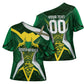South Africa Springbok Custom Cross Shoulder Shirt Rugby se Grootste Wedywering