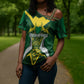 South Africa Springbok Custom Cross Shoulder Shirt Rugby se Grootste Wedywering