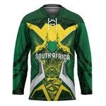 South Africa Springbok Custom Hockey Jersey Rugby se Grootste Wedywering