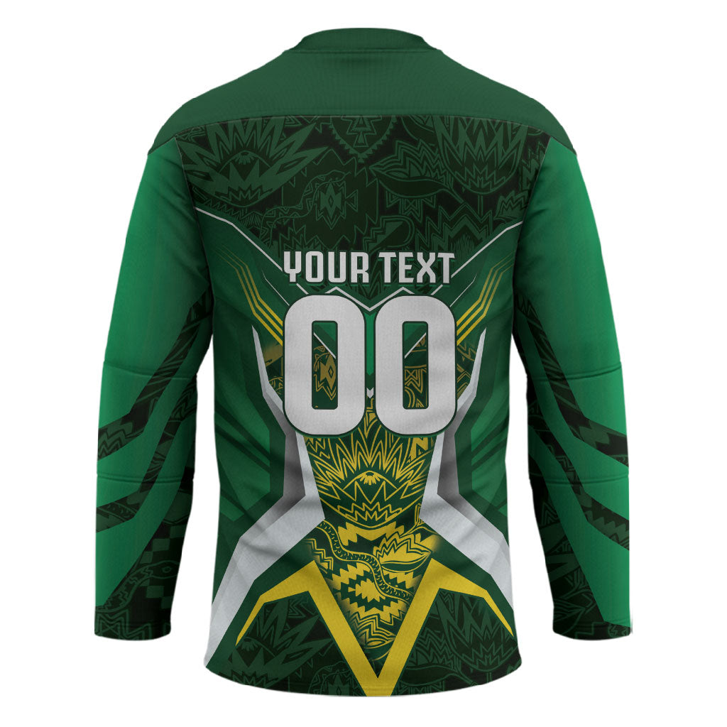 South Africa Springbok Custom Hockey Jersey Rugby se Grootste Wedywering