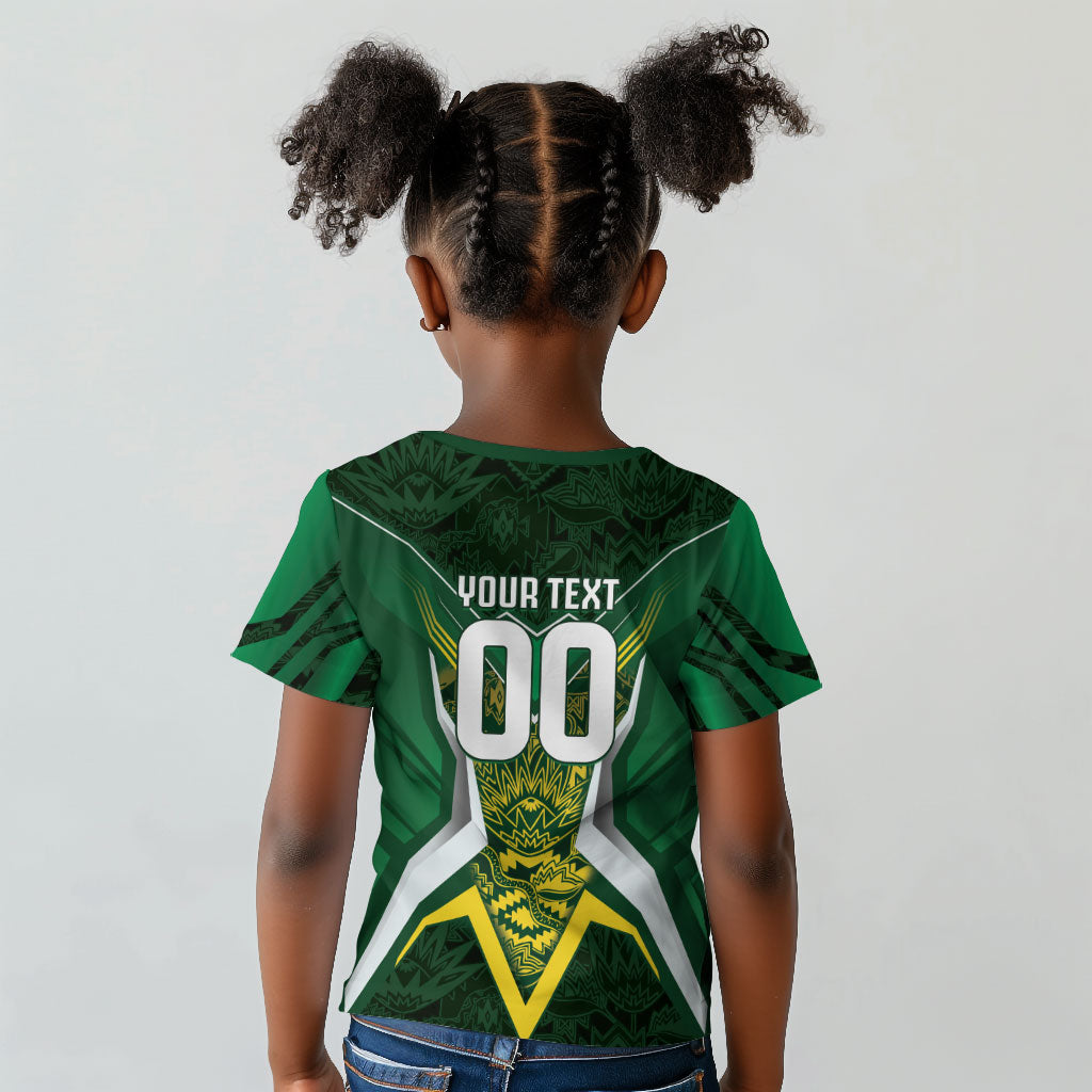 South Africa Springbok Custom Kid T shirt Rugby se Grootste Wedywering