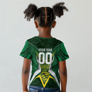 South Africa Springbok Custom Kid T shirt Rugby se Grootste Wedywering