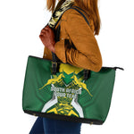 South Africa Springbok Custom Leather Tote Bag Rugby se Grootste Wedywering