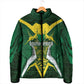 South Africa Springbok Custom Padded Jacket Rugby se Grootste Wedywering
