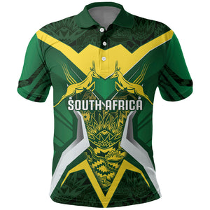 South Africa Springbok Custom Polo Shirt Rugby se Grootste Wedywering