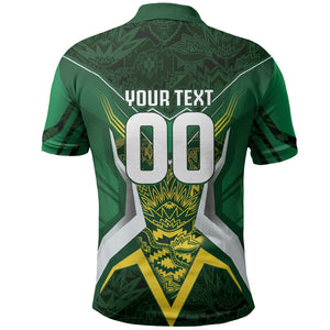 South Africa Springbok Custom Polo Shirt Rugby se Grootste Wedywering